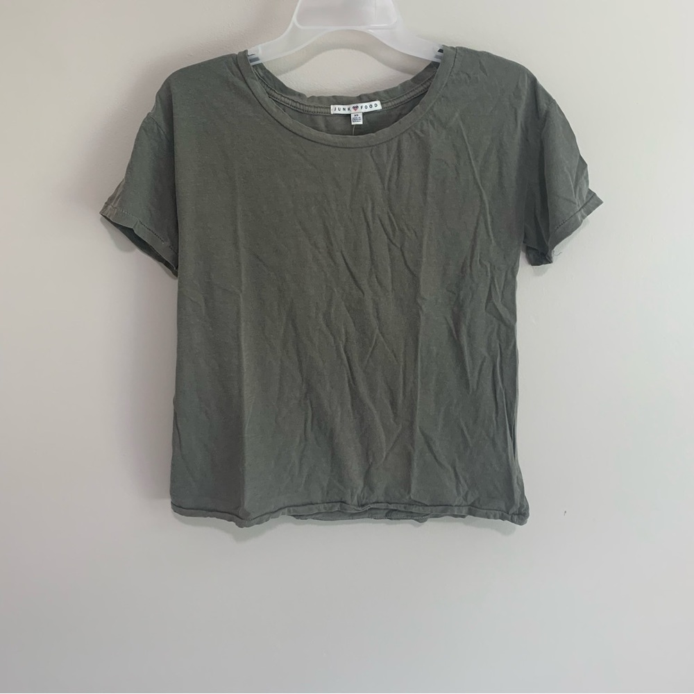 Urban Outfitters Junk Food Slogan Back Burning Hearts & Burning Rubber T Shirt - Picture 7 of 11